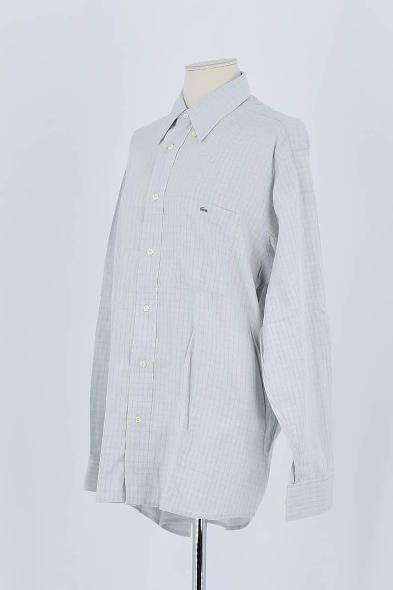 Chemise Lacoste Gris en Coton