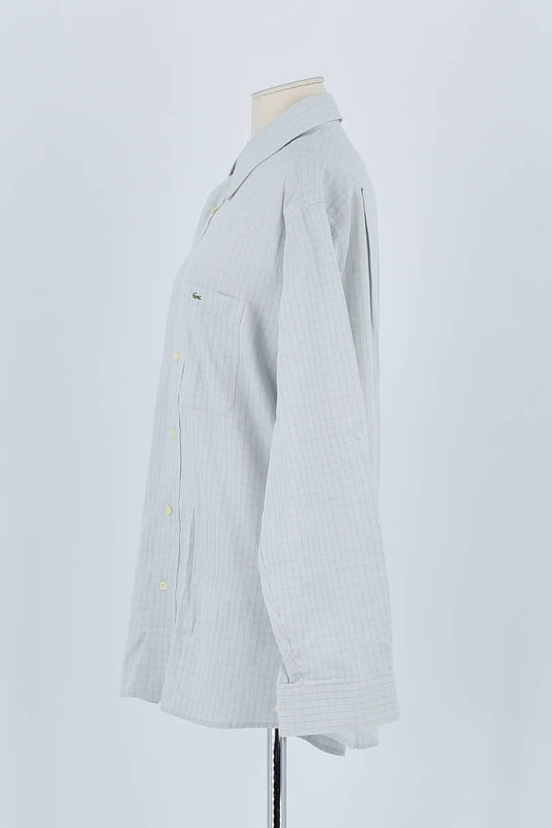 Chemise Lacoste Gris en Coton