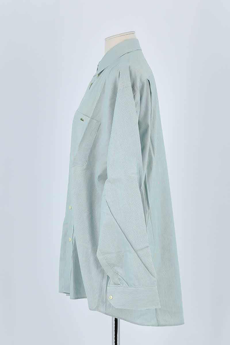Chemise Lacoste Vert en Coton