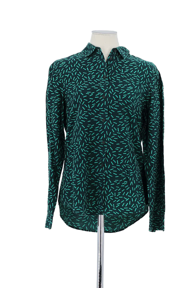 Chemise Lacoste Vert en Coton, taille M - Seconde Main
