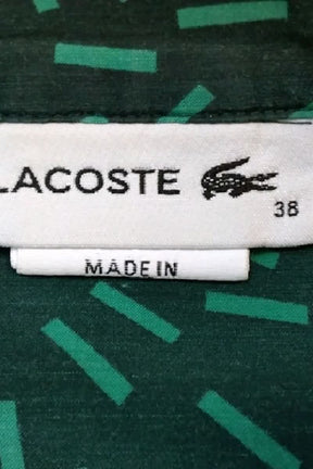 Chemise Lacoste Vert en Coton