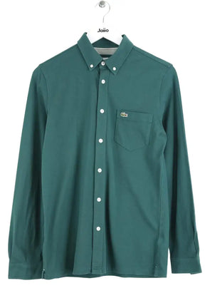 Chemise Lacoste Vert en Coton, taille S - Seconde Main