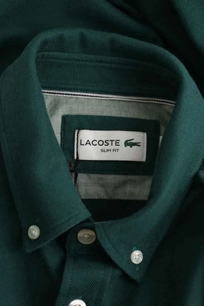 Chemise Lacoste Vert en Coton