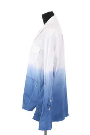 Chemise Ladl Bleu en Coton