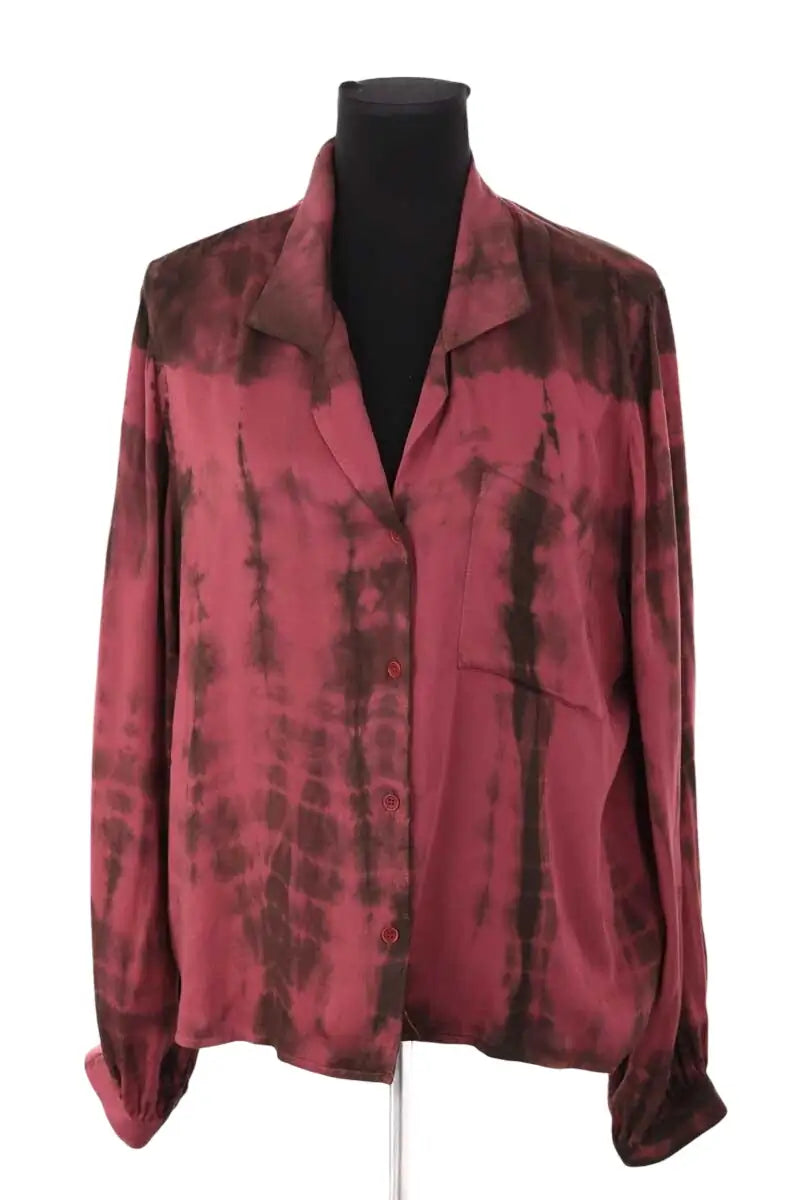 Chemise Ladl Bordeaux en Viscose, taille TU - Seconde Main