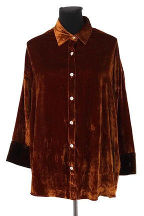 Chemise Ladl Camel en Synthétique, taille M - Seconde Main