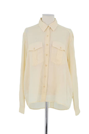 Chemise Laurence Bras Jaune en Coton, taille L - Seconde Main