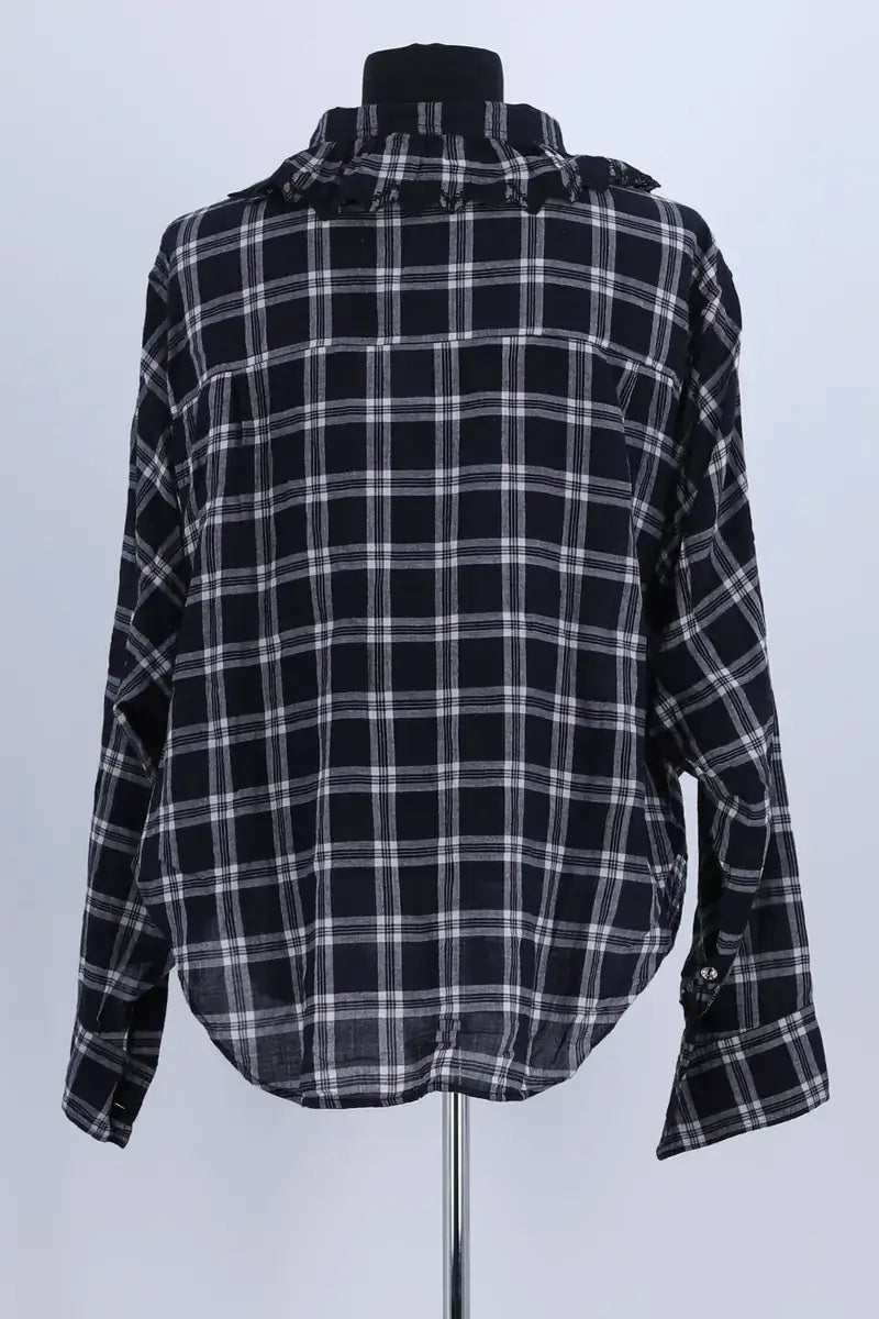 Chemise Laurence Bras Noir en Coton