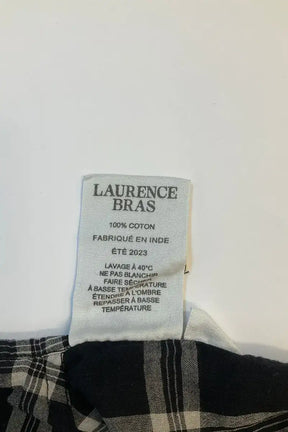 Chemise Laurence Bras Noir en Coton