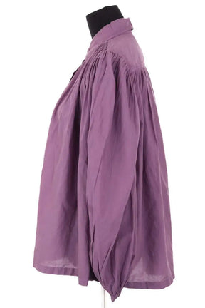 Chemise Laurence Bras Violet en Coton