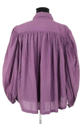 Chemise Laurence Bras Violet en Coton