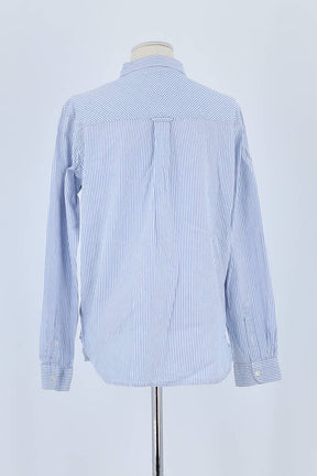 Chemise Leon & Harper Bleu en Coton