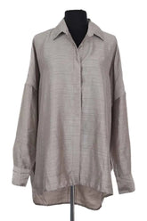 Chemise Léonie Gris en Synthétique, taille XS - Seconde Main