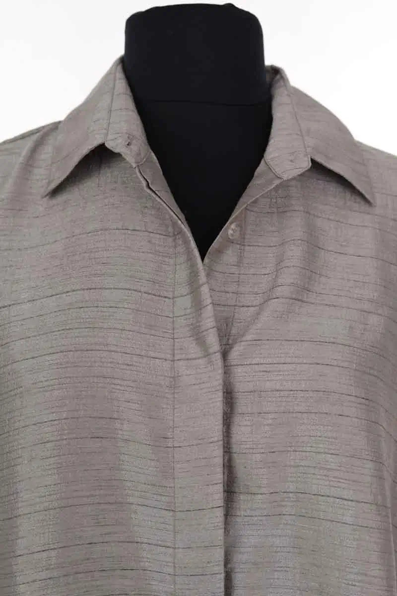 Chemise Léonie Gris en Synthétique