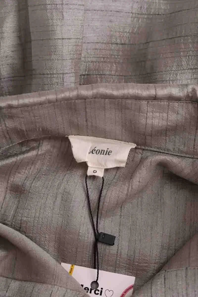 Chemise Léonie Gris en Synthétique