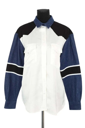 Chemise Levi's Blanc en Viscose, taille M - Seconde Main