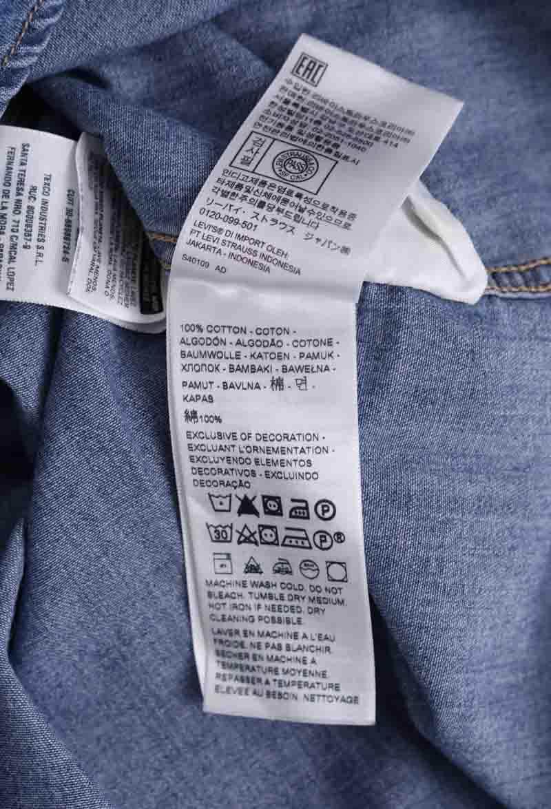 Chemise Levi's Bleu en Coton