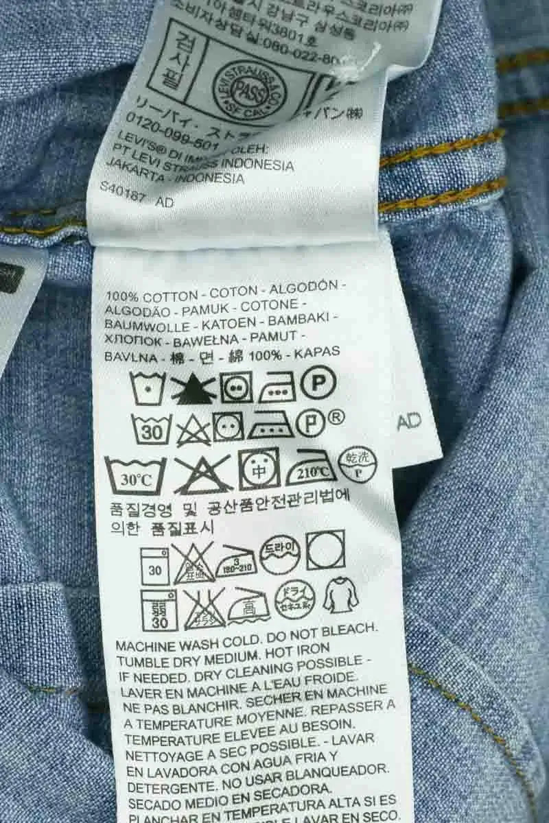 Chemise Levi's Bleu en Coton