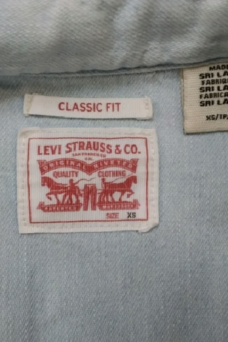 Chemise Levi's Bleu en Coton