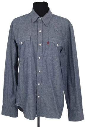 Chemise Levi's Gris en Coton, taille M - Seconde Main