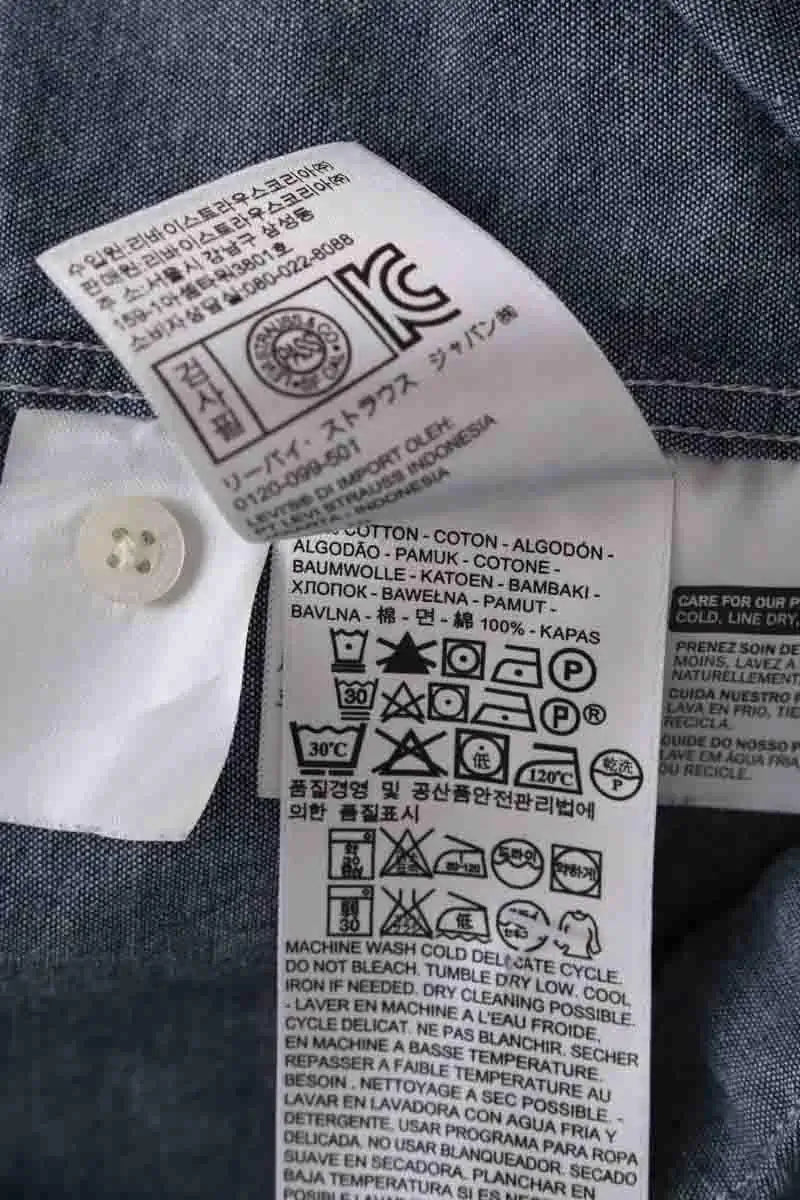 Chemise Levi's Gris en Coton
