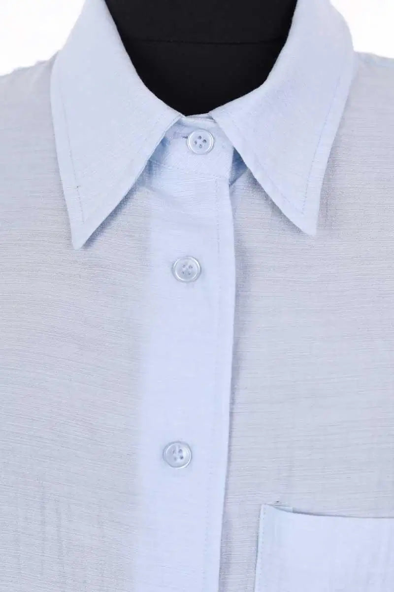 Chemise Longchamp Bleu en Synthétique