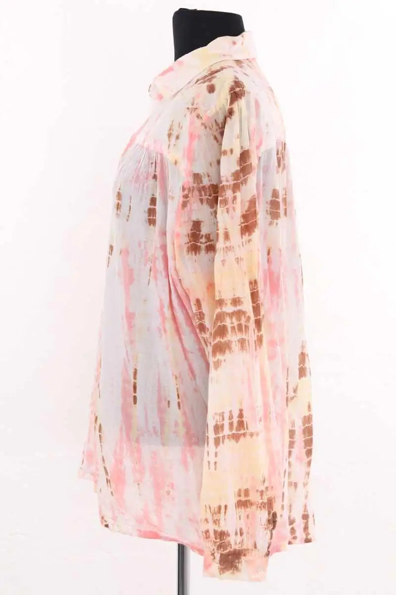 Chemise Maison Hotel Rose en Coton