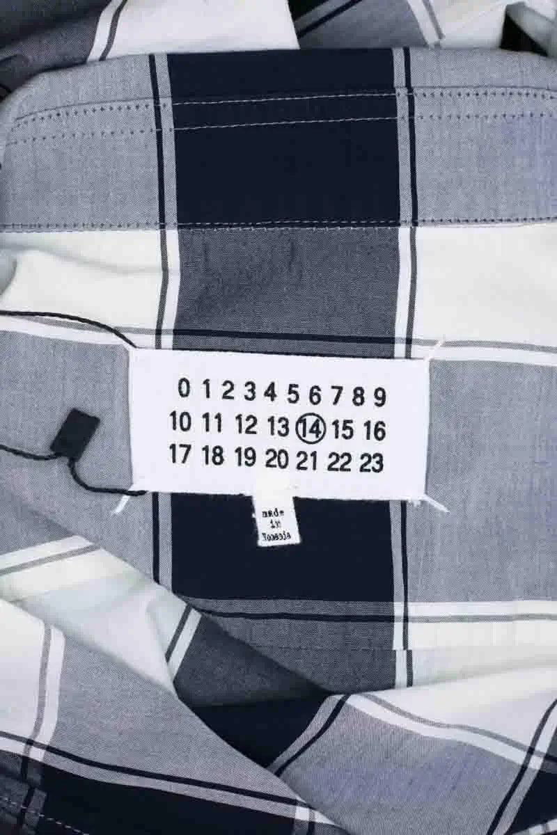 Chemise Maison Martin Margiela Marine en Coton