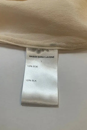 Chemise Maison Sarah Lavoine Blanc en Soie
