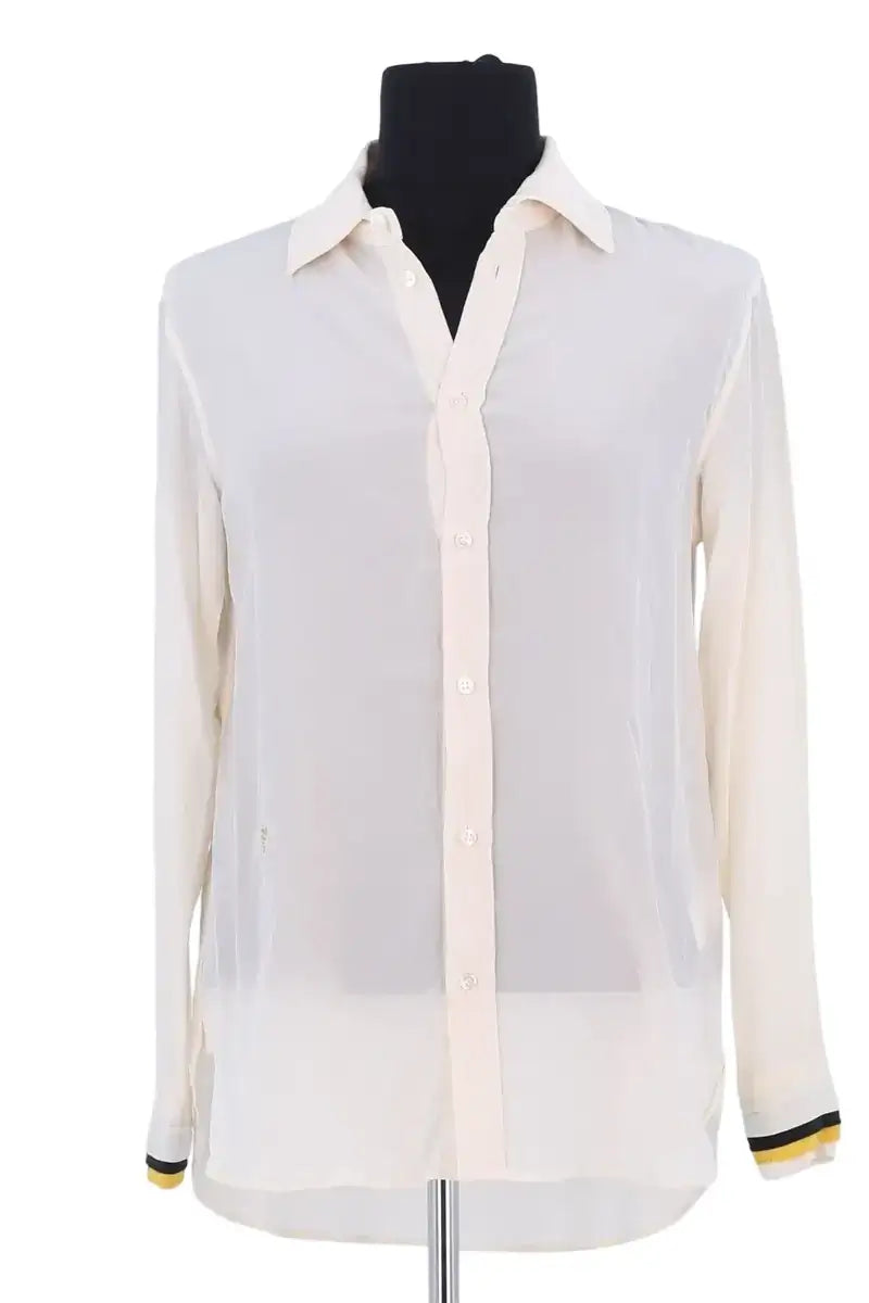 Chemise Maison Sarah Lavoine Crème en Soie, taille S - Seconde Main