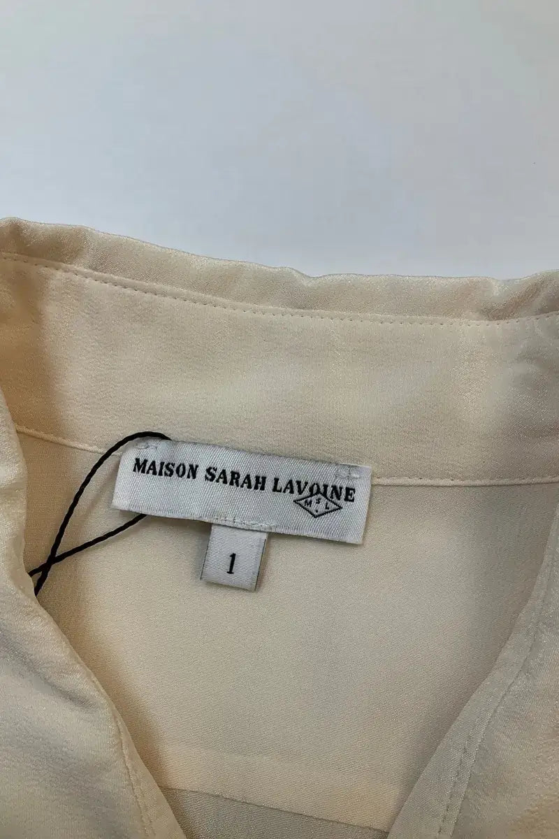 Chemise Maison Sarah Lavoine Crème en Soie