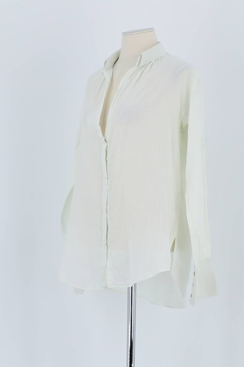 Chemise Maje Blanc en Coton