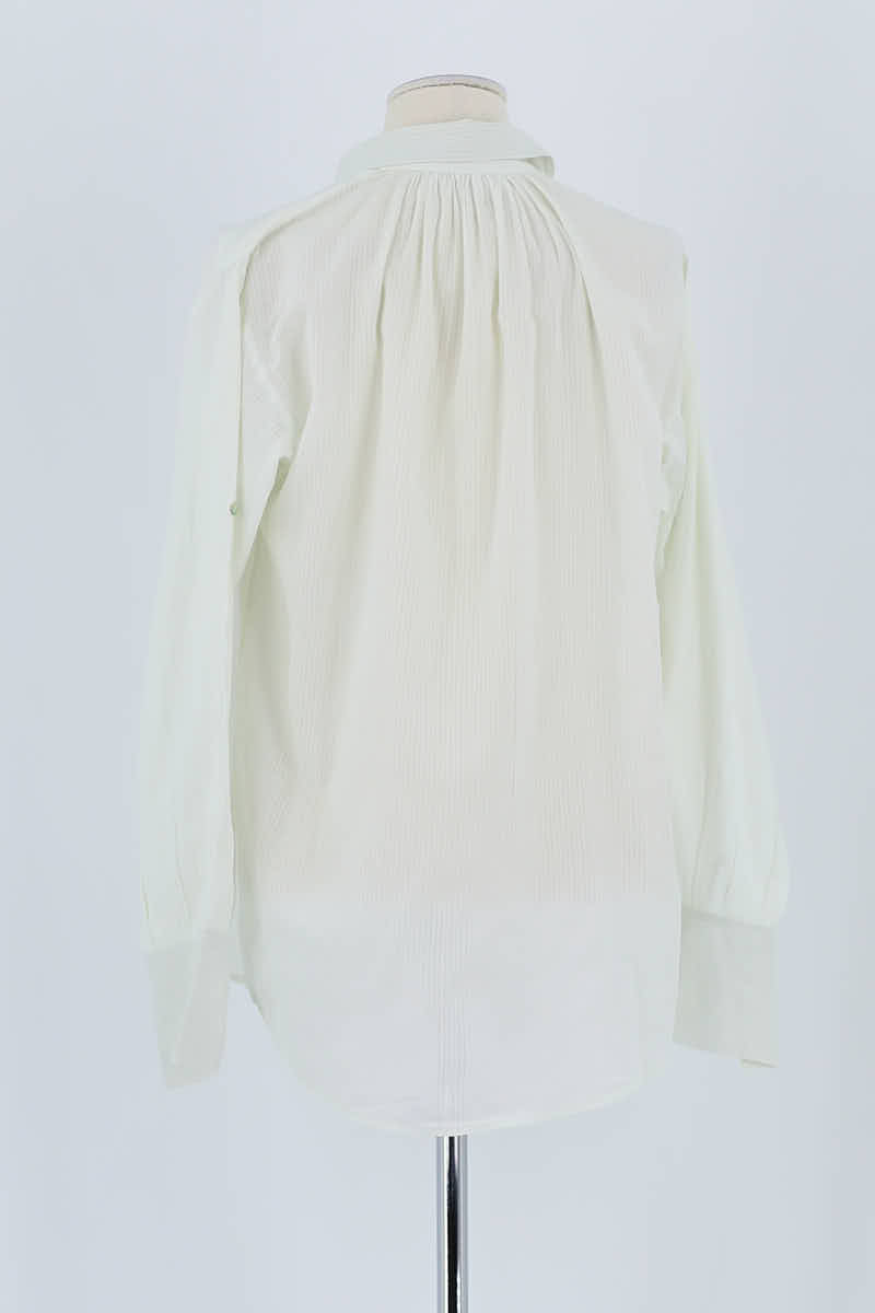 Chemise Maje Blanc en Coton