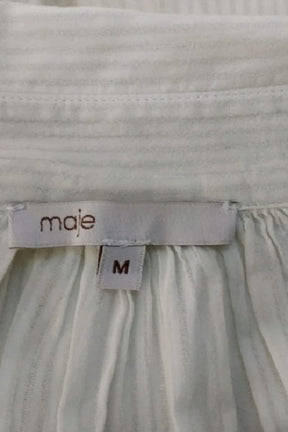 Chemise Maje Blanc en Coton
