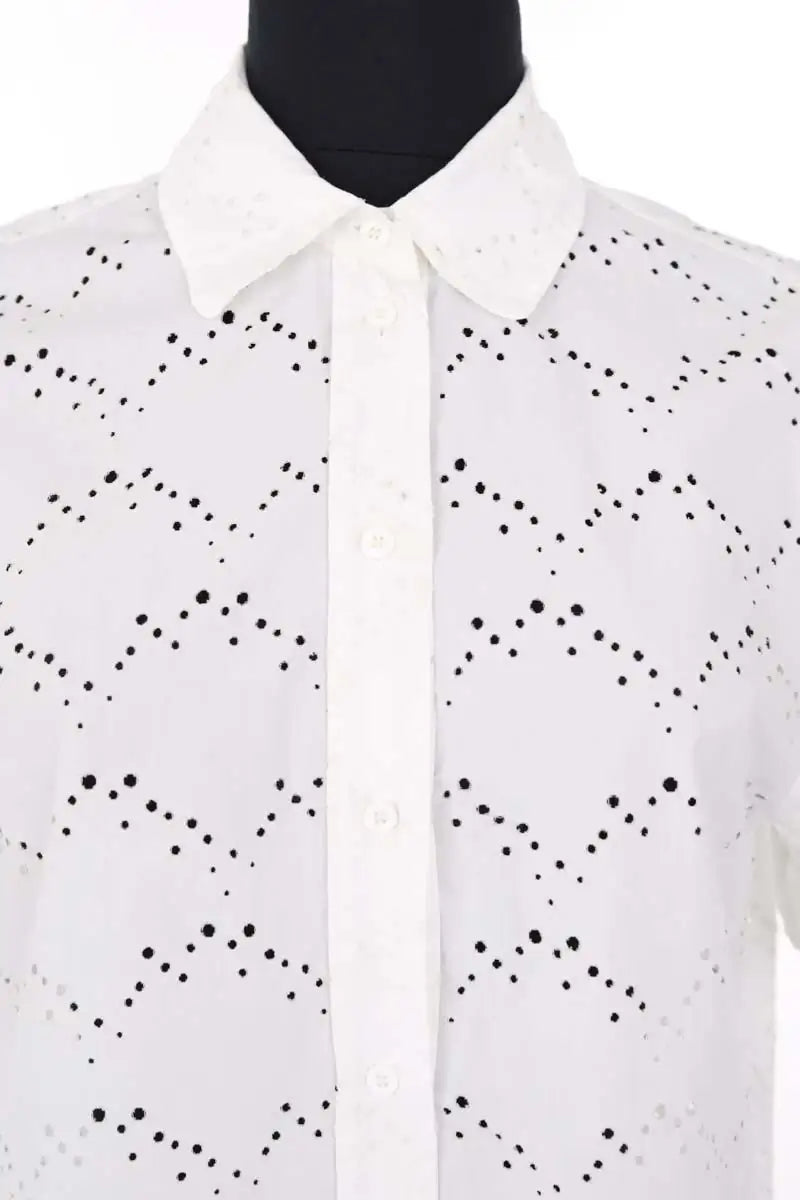 Chemise Maje Blanc en Coton