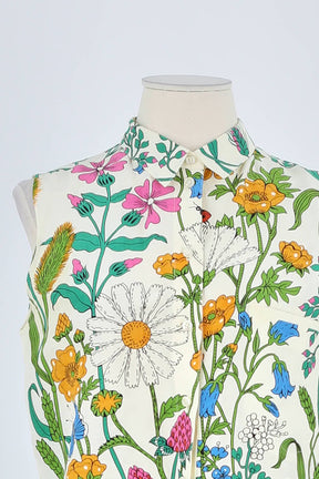 Chemise Maje Blanc en Lin