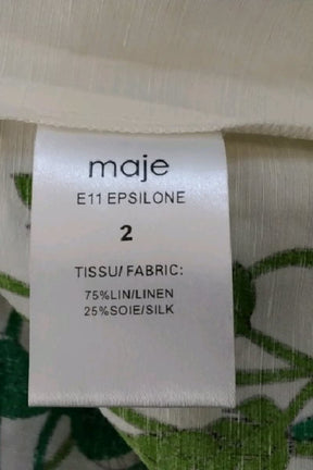 Chemise Maje Blanc en Lin