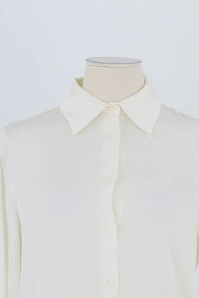 Chemise Maje Blanc en Soie