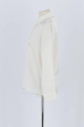 Chemise Maje Blanc en Soie
