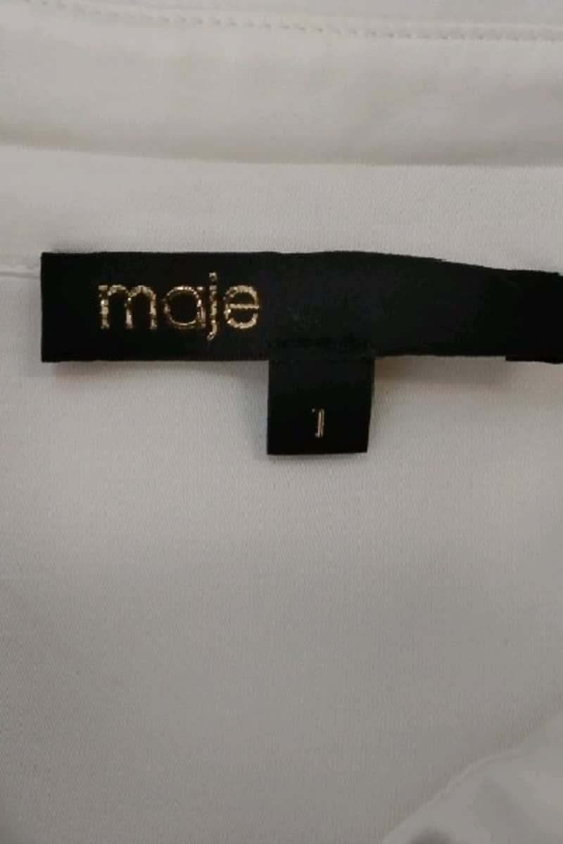 Chemise Maje Blanc en Soie