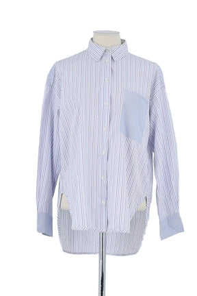 Chemise Maje Bleu en Coton, taille M - Seconde Main