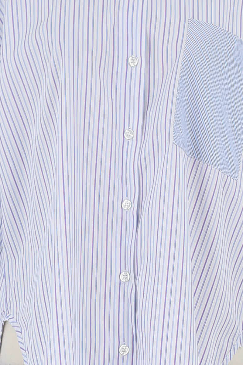 Chemise Maje Bleu en Coton