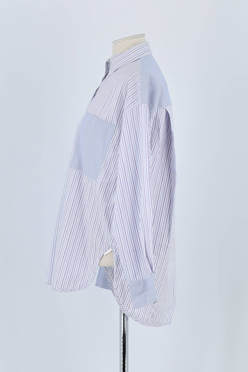 Chemise Maje Bleu en Coton