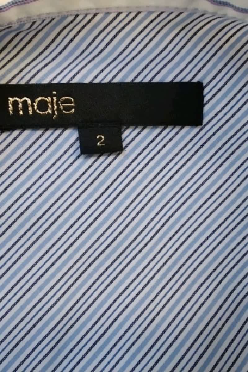 Chemise Maje Bleu en Coton