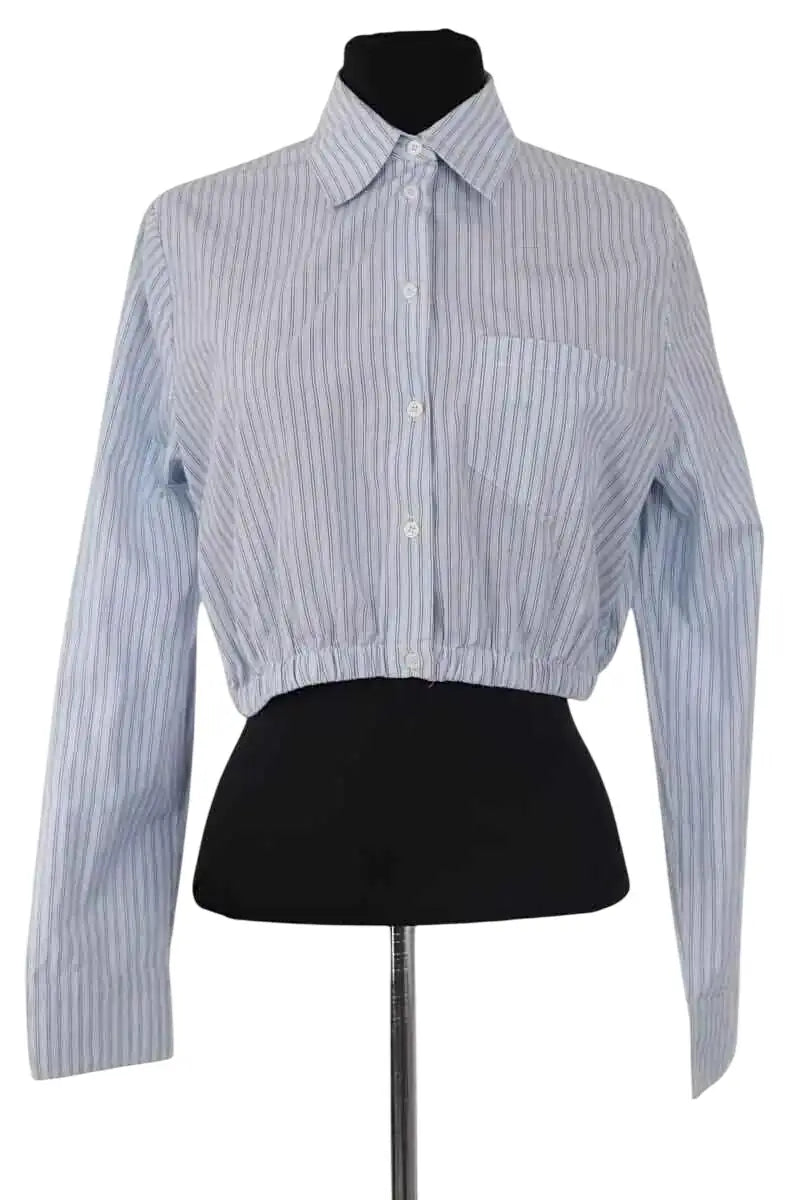 Chemise Maje Bleu en Coton, taille S - Seconde Main