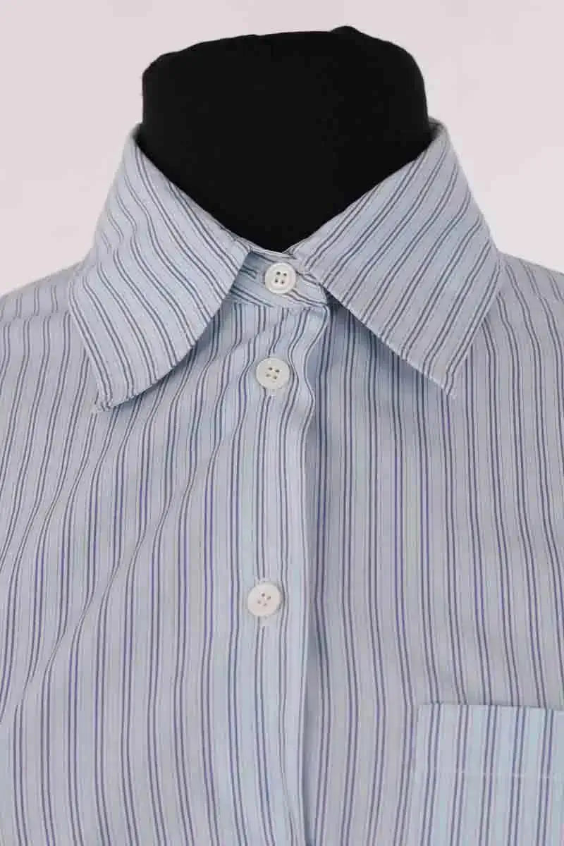Chemise Maje Bleu en Coton