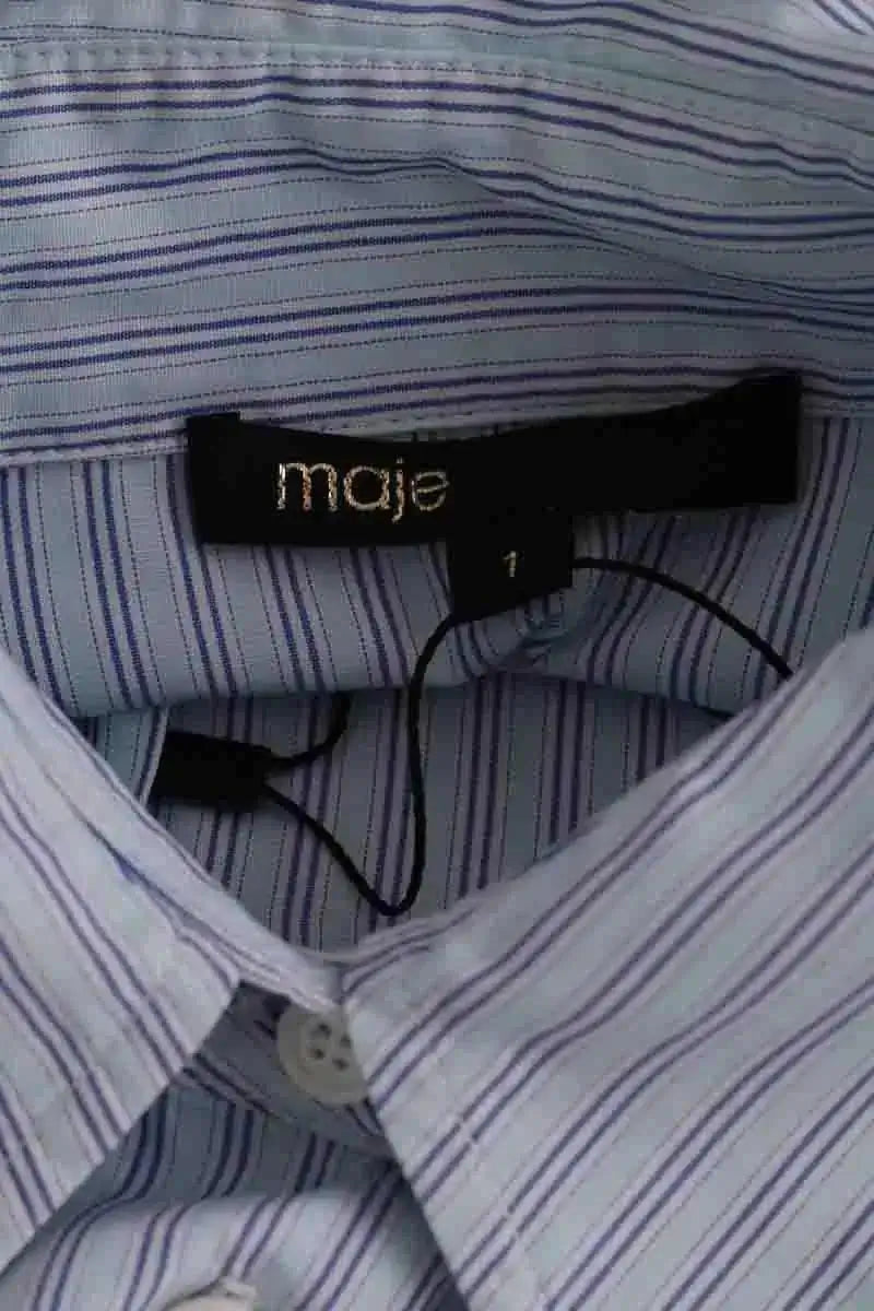 Chemise Maje Bleu en Coton