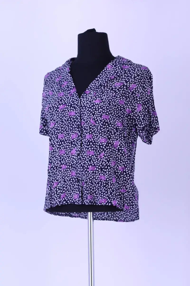 Chemise Maje Bleu en Viscose
