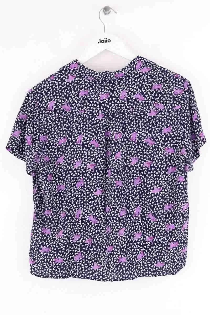 Chemise Maje Bleu en Viscose