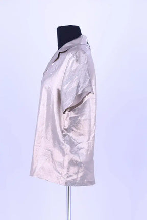 Chemise Maje Doré en Soie